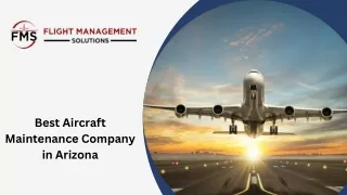 Best Aircraft Maintenance Company in Arizona