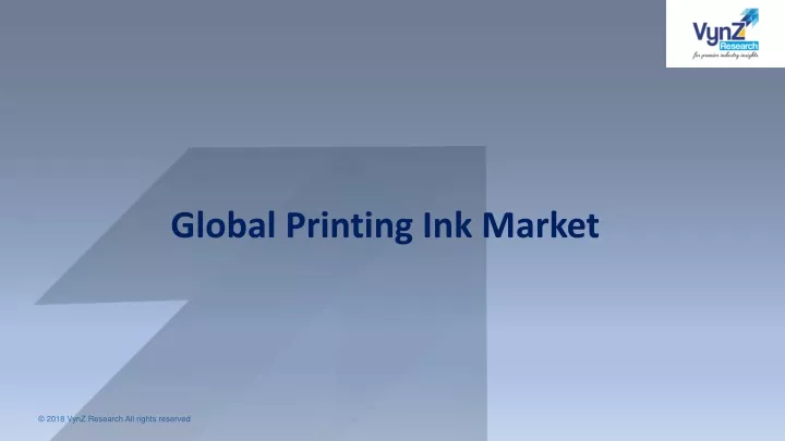 global printing ink market