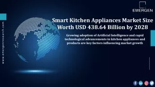 Smart Kitchen Appliances Market Forecast and Outlook 2028