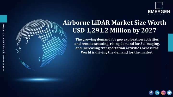 airborne lidar market size worth