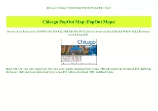 [R.E.A.D] Chicago PopOut Map (PopOut Maps) 'Full_Pages'