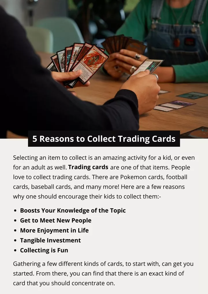 5 reasons to collect trading cards