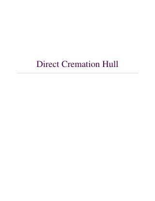 direct cremation hull