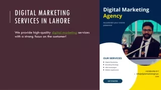 DIGITAL MARKETING service IN LAHORE