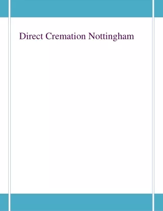 direct cremation nottingham