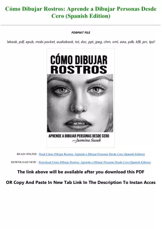 [pdf] full download Cómo Dibujar Rostros: Aprende a Dibujar Personas Desde Cero