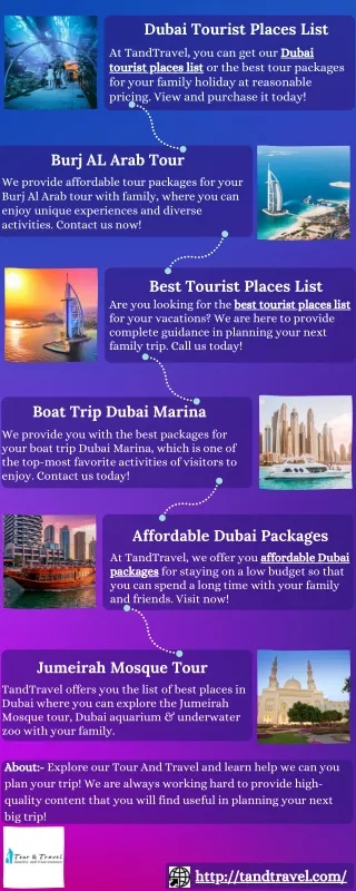 Dubai Tourist Places List