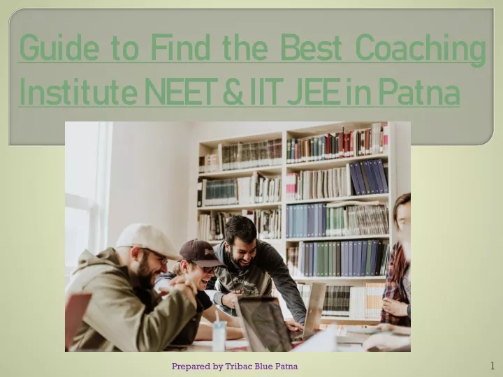 guide to find the best coaching institute neet