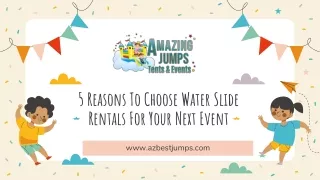 Water Slide Rentals Gilbert AZ