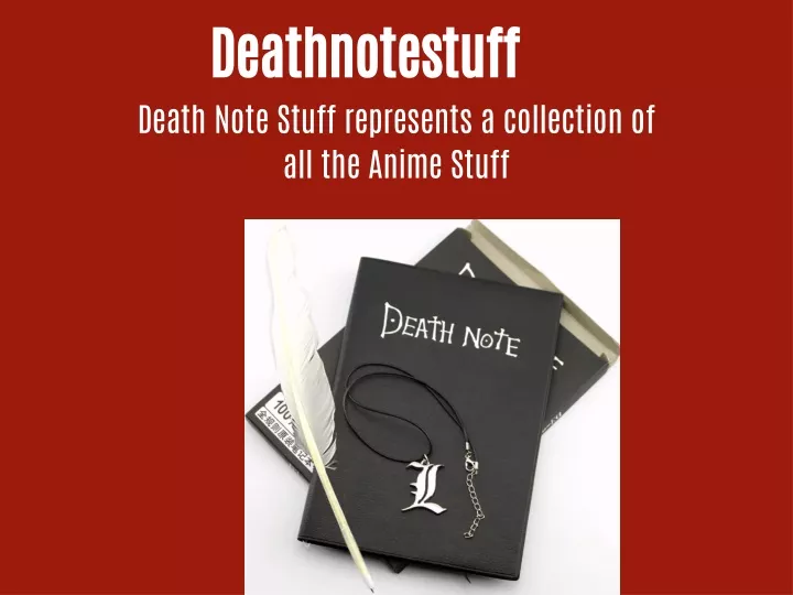 deathnotestuff death note stuff represents