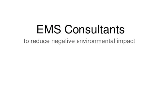 EMS Consultants