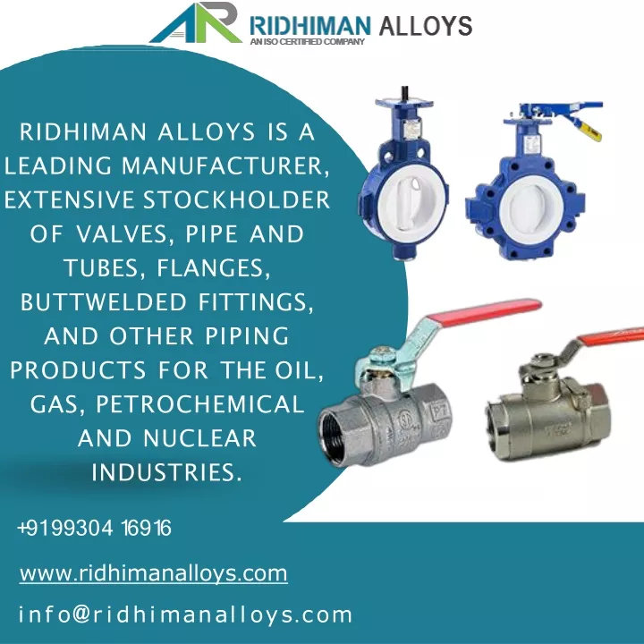 ridhiman alloys is a leading manufacturer