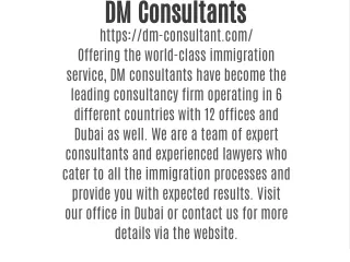 dm consultants https dm consultant com offering
