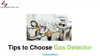Tips to Choose Gas Detector