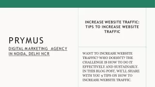 increase website traffic tips to increase website