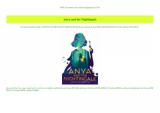 [PDF] Download Anya and the Nightingale [R.A.R]