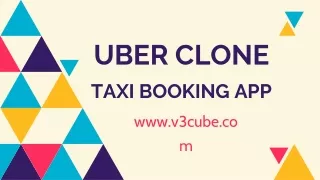 uber clone taxi booking app