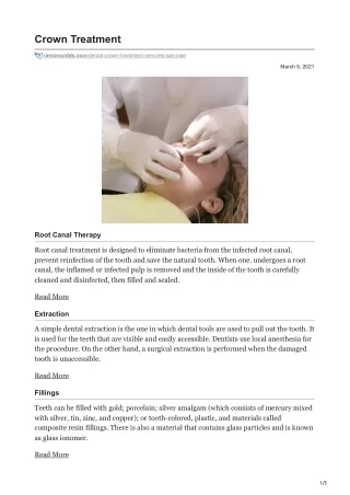 crown treatment