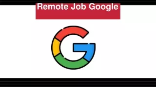 remote job google