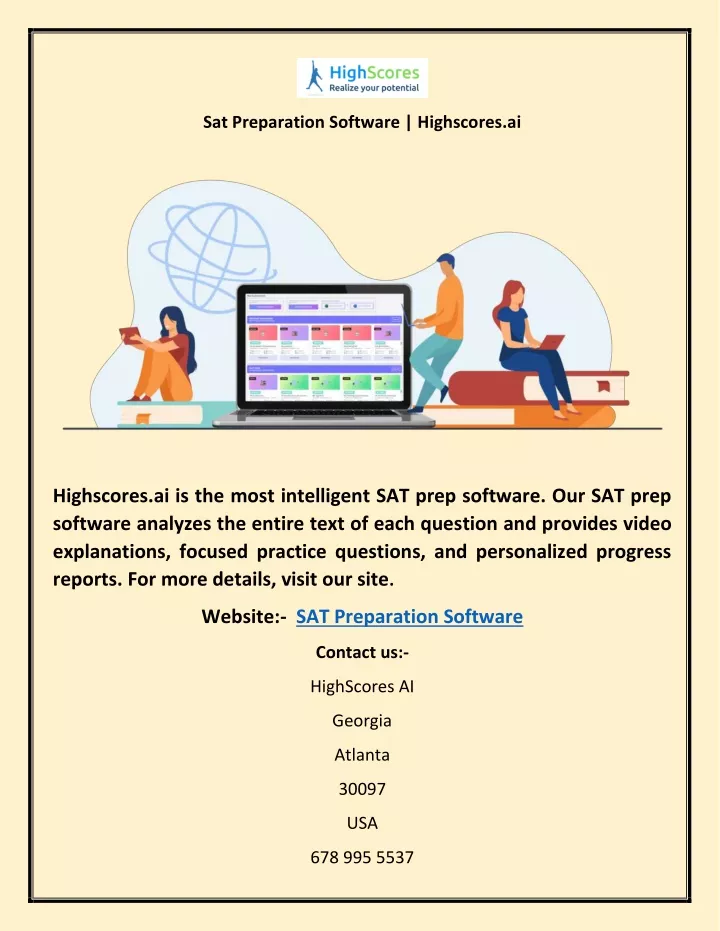 sat preparation software highscores ai