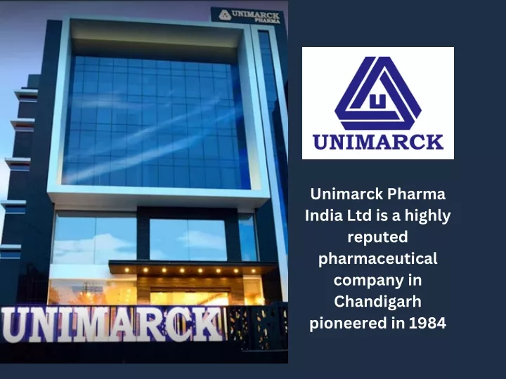 unimarck pharma india ltd is a highly reputed