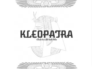 kleopatra click to edit sub title