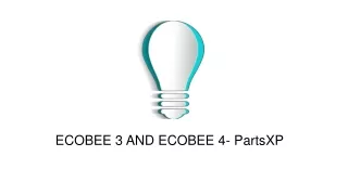 ecobee 3 and ecobee 4 partsxp