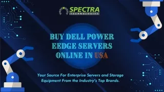 Buy Dell Power Eedge Servers Online In USA | SPECTRA Technologies