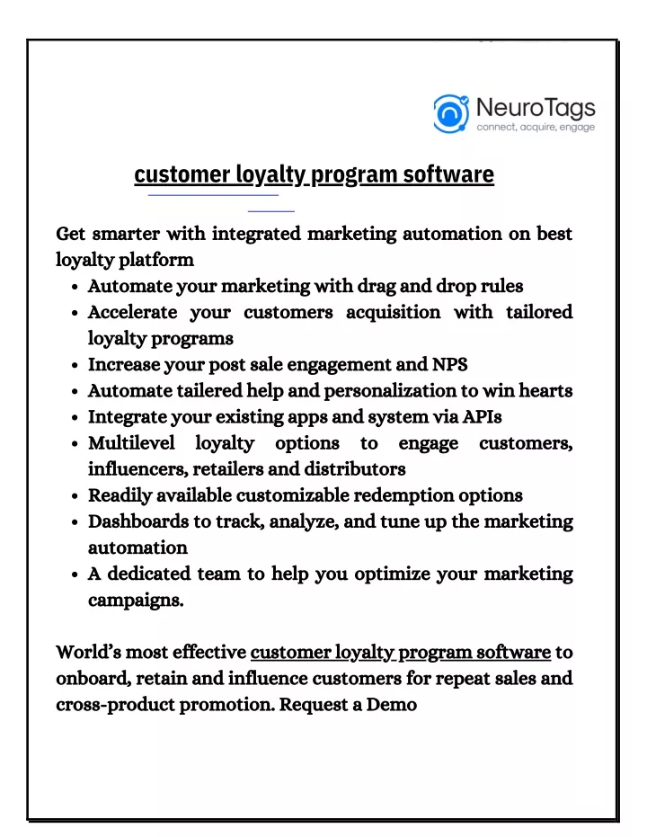 customer loyalty program software