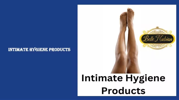 intimate hygiene products