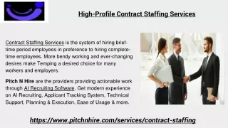 High-Profile Contract Staffing Services