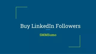 Buy LinkedIn Followers | SMMSumo