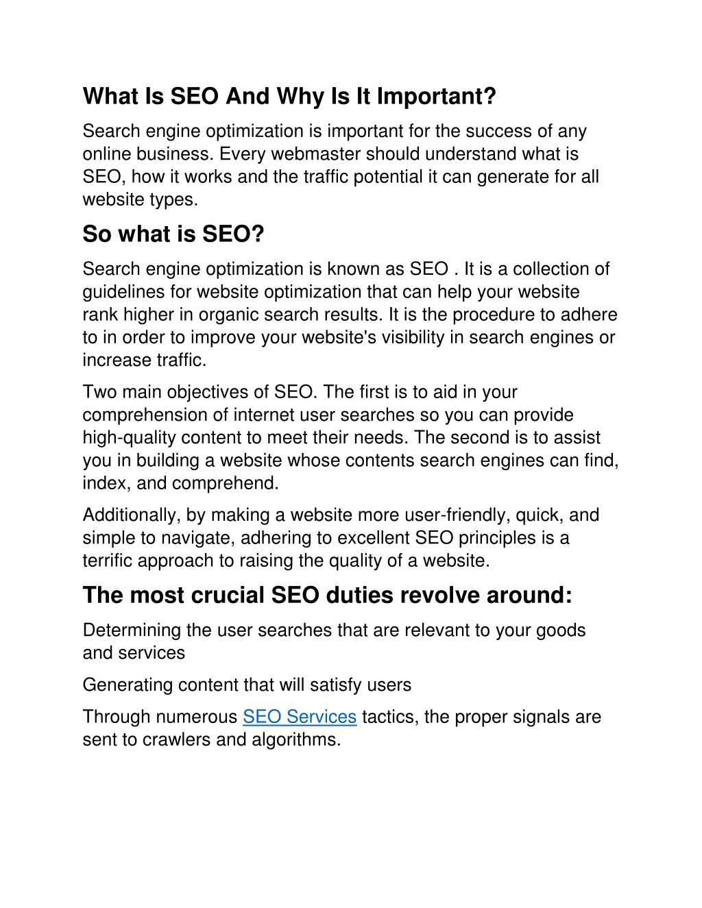 PPT - What Is SEO And Why Is It Important PowerPoint Presentation, free ...