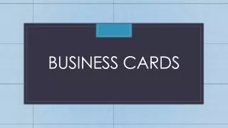 business cards