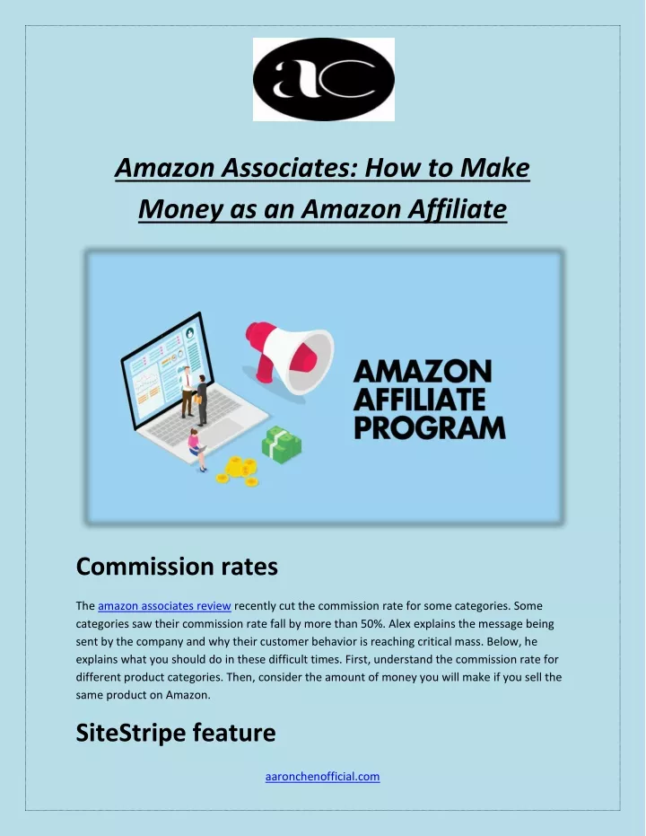 amazon associates how to make money as an amazon