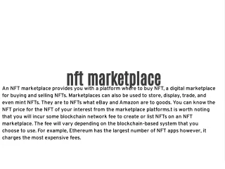 nft marketplace