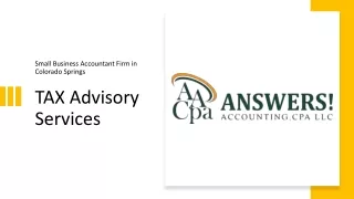 Tax Advice? Get the Best TAX Advisory Services in USA