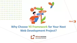 why choose yii framework for your next
