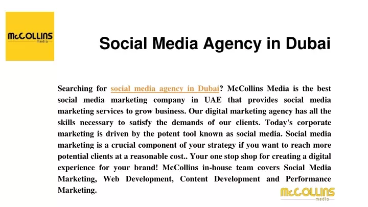 social media agency in dubai