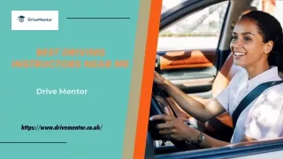 Best Driving Instructors Near Me - Drive Mentor
