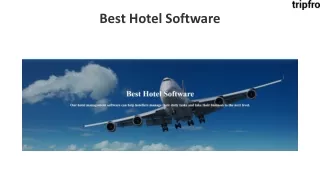 Best Hotel Software