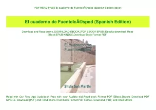 PDF READ FREE El cuaderno de FuentelcÃƒÂ©sped (Spanish Edition) ebook