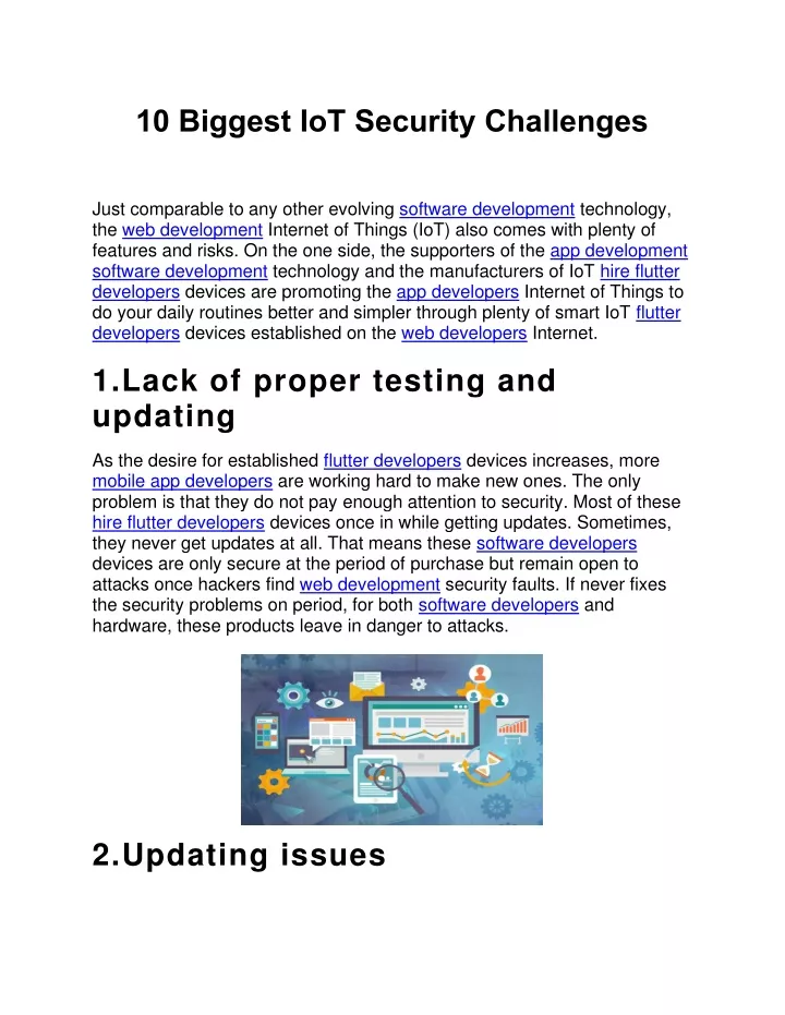 10 biggest iot security challenges