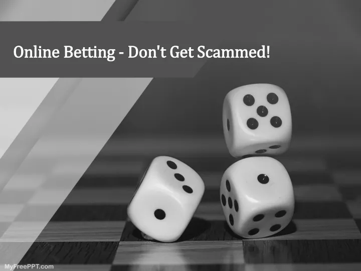 online betting don t get scammed