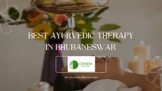 Best Ayurvedic Therapy in Bhubaneswar