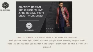 MODISH SANGEET OUTFIT IDEAS OF 2022 THAT ARE IDEAL FOR DESI MUNDAS!