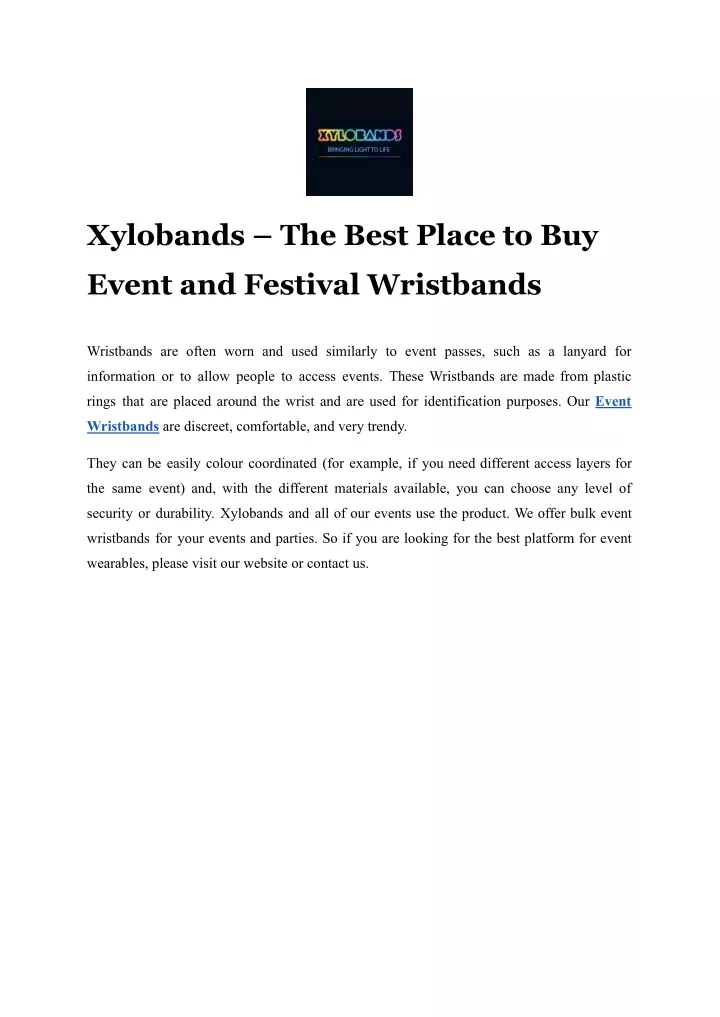 xylobands the best place to buy