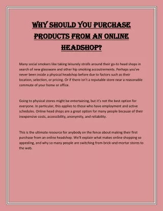 why should you purchase why should you purchase