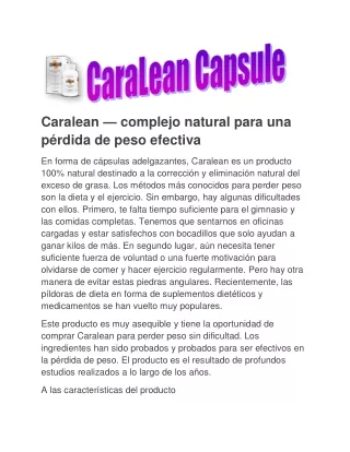 Caralean