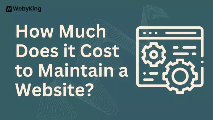 how much does it cost to maintain a website